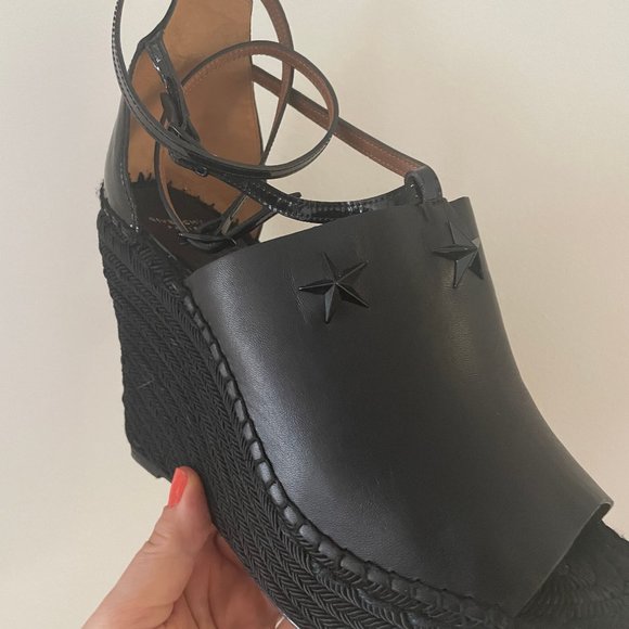 *Authentic Givenchy Nettunia Star Wedge Heel Espadrilles Size 40 EU (9.5-10 US)* - Picture 2 of 3